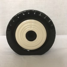 Quirky Ceramic Black & White Tyre Design Money Box With Stopper