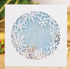 Snowflake Circle Metal Cutting