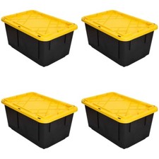 Storage totes with lids 102l - storage,