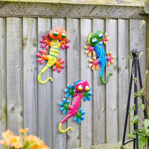 Garden wall ornament gecko - ornament,