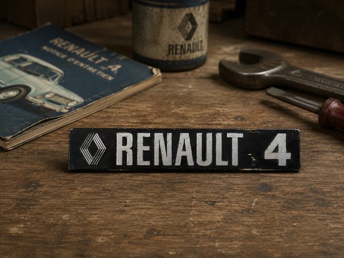 Vintage renault rear badge - renault,