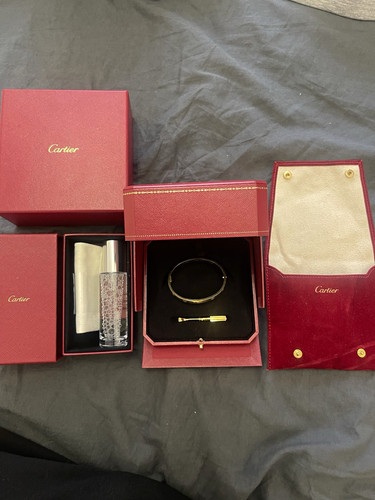 Cartier gold bangle bracelet - bangle,