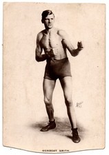 Boxing Postcard - Gunboat Smith, Beagles Boxers Series.