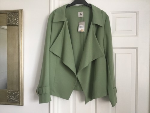 Jacket size green with - jacket, 16