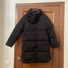 Kate Spade Black Puffer Duck Down Coat With Bow Size M Super Warm And Cute