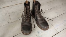 Dr Martens Mens Boots 1460 CRAZY HORSE Dark Brown Leather UK 8 / EU 42