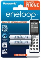 2x Panasonic Eneloop AAA