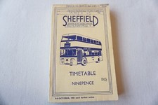 Oct 1965 Sheffield Transport Bus & Railway Timetable