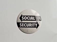 c.1978 Social Security Badge