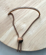 Michael Kors - Crystal Adjustable Bracelet - Rose Gold Tone