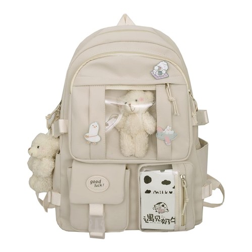 7vstohs kawaii school backpack - school,