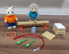 VINTAGE SYLVANIAN FAMILIES - SYLVANIAN GAMES GYMNASTICS - VERY GOOD CONDITION?