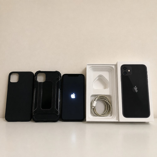 Apple iphone 64gb black - 11,