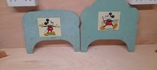 Lovelly Pair of Vintage/ Antique  Micky Mouse Dolls  Bed ends.