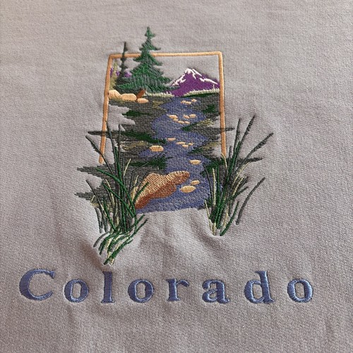 Vintage embroidered crewneck - vintage,