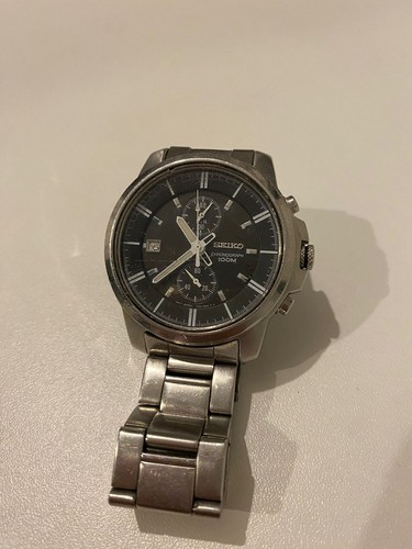Seiko chronograph 100m - chronograph,