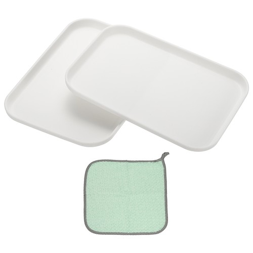 12x8 rectangular plates 2 - 12x8.7",