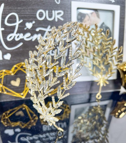Wedding crystal hair - , vine