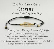 Citrine Healing Bracelet Anklet Natural Crystal Gemstone Healing Bracelet