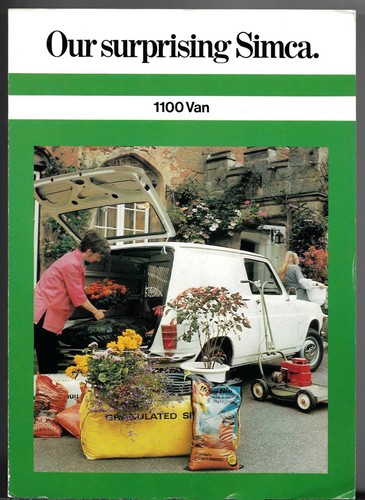 Simca 1100 van 1972 - 1972-1973, uk