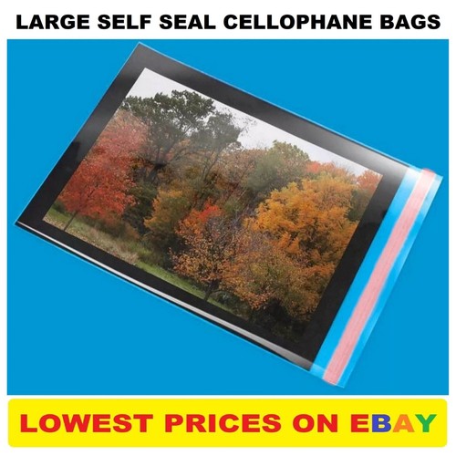 Clear self seal plastic poly - clear,