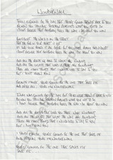 A3 Rare Oasis Wonderwall