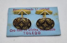 Vintage Damascene Cufflinks
