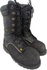 LACROSSE GORETEX BLACK LEATHER STEEL TOE CAP MINING BOOTS, UK7 US7.5 EU41, K602
