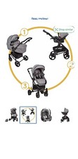 MyChild 3 in 1 Vamos convertible stroller travel system Grey from 0+