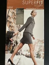 Vintage M&S Superfit Pantyhose Tights 10 Denier Lycra Tan Small