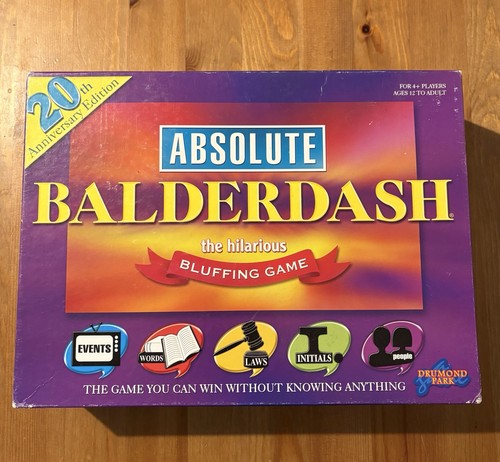 Absolute balderdash board - balderdash,