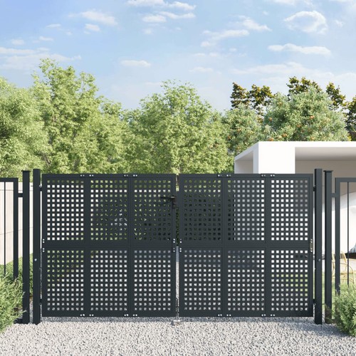 Garden gate anthracite steel - garden,