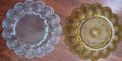 Vintage hob nail devil eggs - hob,
