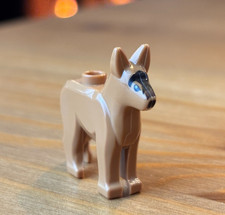 Lego® German Shepherd Dog Animal Figure – City Police K9 Pet Brown Black Genuine
