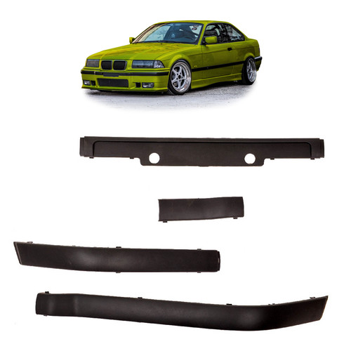 Front grille trim mouldings - grille,
