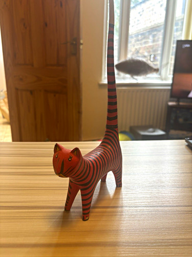 Hand painted striped wooden - striped,