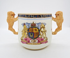 Edward VIII Paragon China Coronation Cup 1937. Rare. Double-handled loving cup