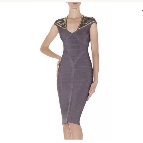 Herve leger camira gray - leger,