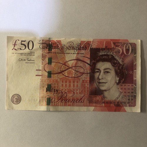 Fifty pound note - £50,