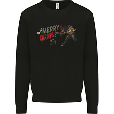 Merry Krampus Funny Christmas Xmas Mens Sweatshirt Jumper
