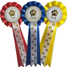 Dog  Rosettes 1st-3rd 1Tier