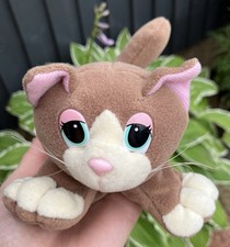 Pound Purries Tan Kitten Cat 6” Plush Galoob Stuffed Animal Toy