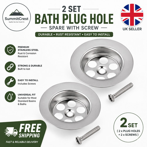 Set bath plug hole - set,