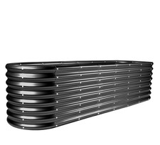 Land Guard 160cm Galvanized Raised Garden Bed Kit