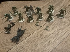 Warhammer 40k Plaguebearers x 1 Plastic. 1 x Metal. Painted OOP Games Workshop