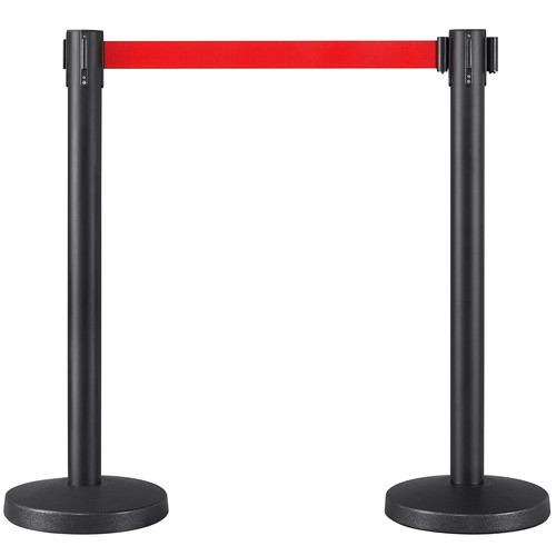 Queue barrier retractable - barrier,