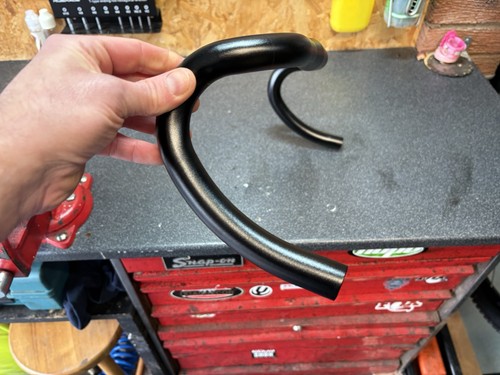 Aluminium road bike handlebar - aluminium,