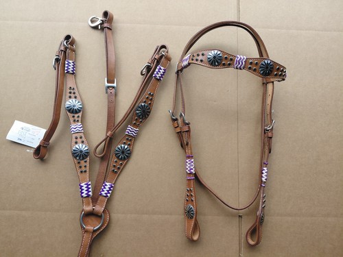 Western headstall breast - western,