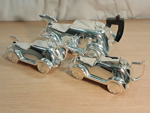 Art deco silver plated tea - art,