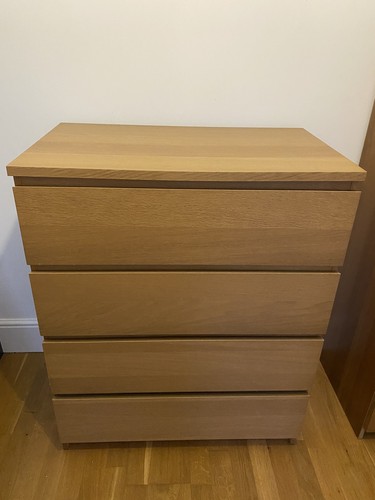 Ikea malm chest drawers - of,